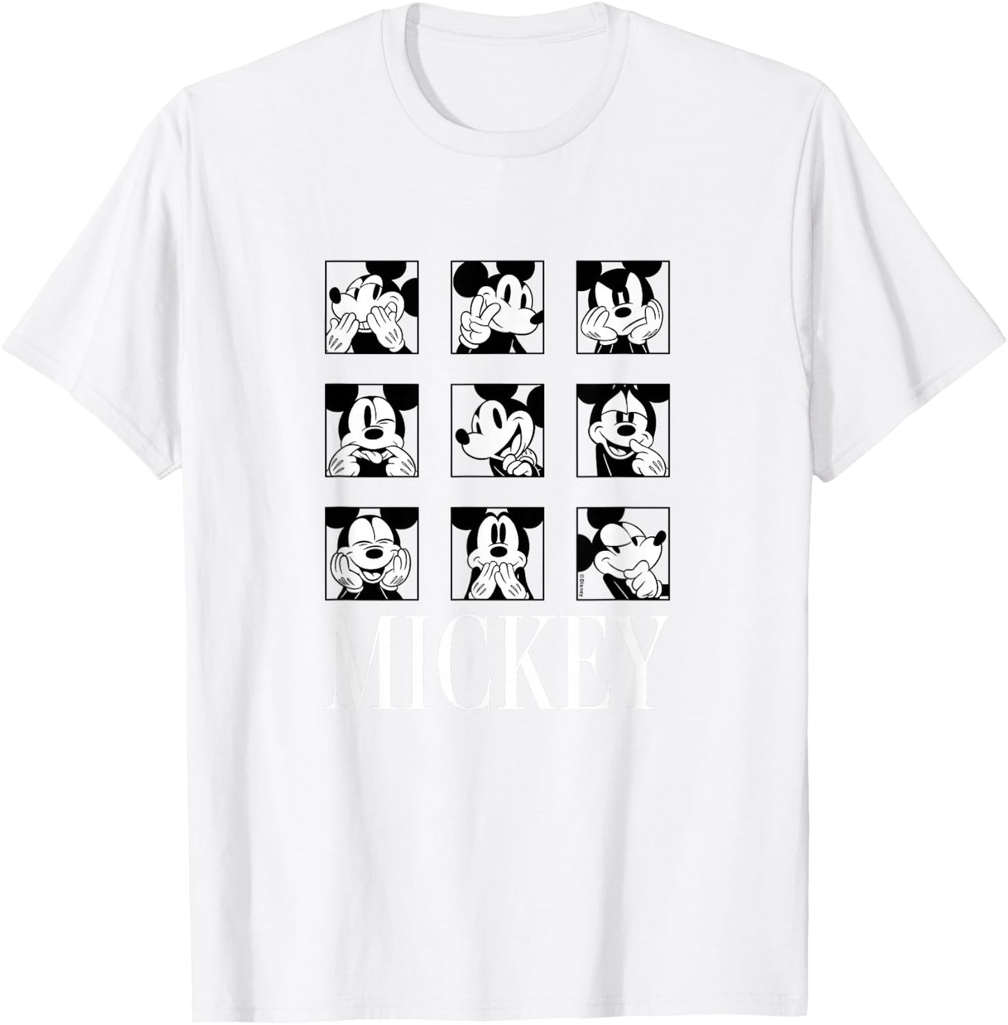 Mickey Mouse - Mickey Expression T-Shirt - T-Shirt | White