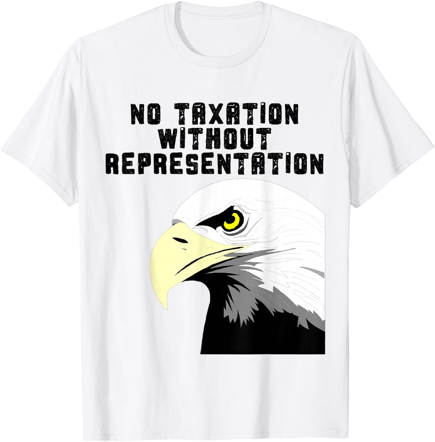 No Taxation Without Representation T-Shirt - T-Shirt | White