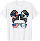 Half American Guatemalan Girl USA Guatemala Flag Patriot Small T-Shirt - T-Shirt | White