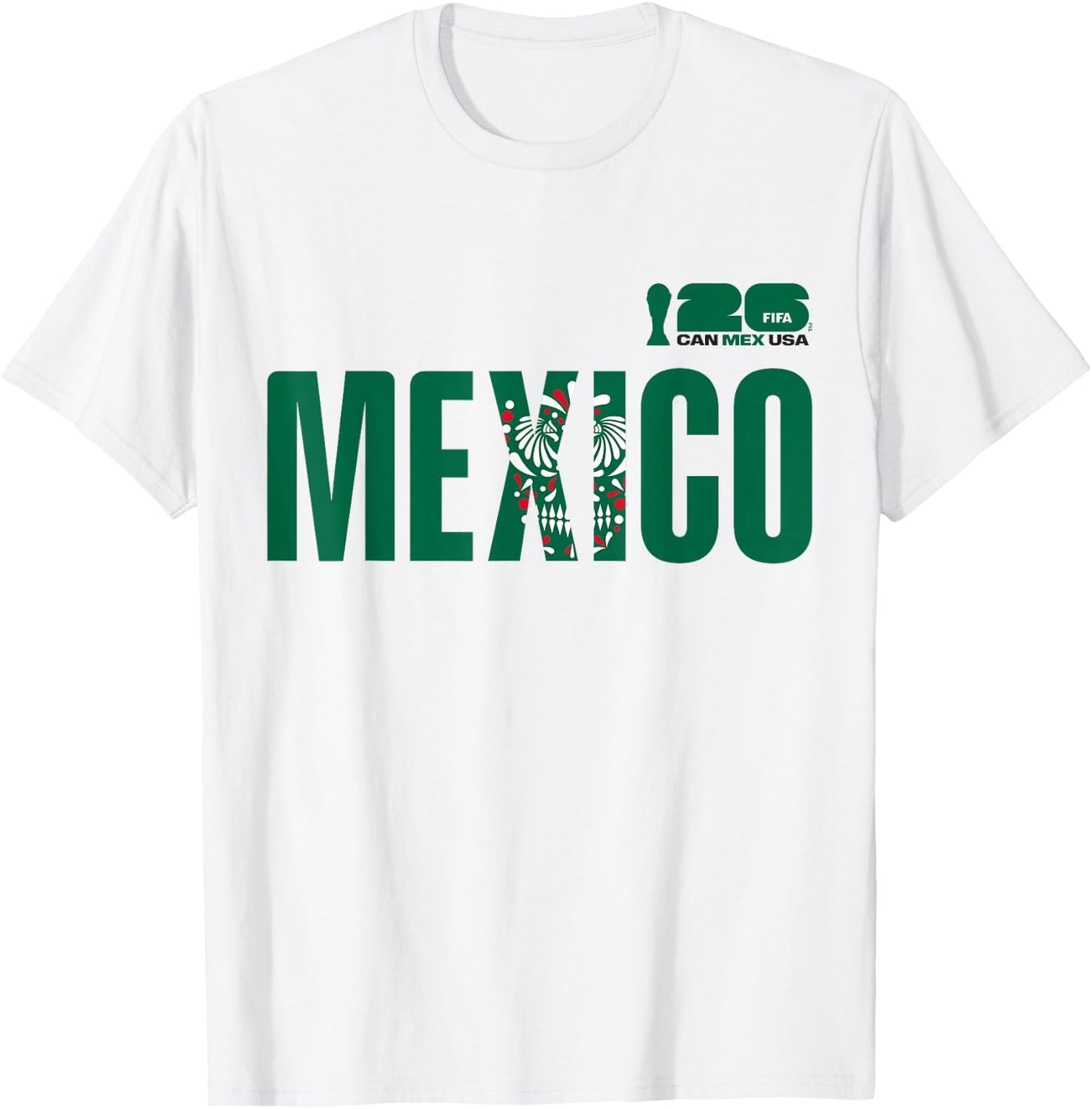 FIFA WORLD CUP26 Mexico Host Country Team Graphic T-Shirt - T-Shirt | White