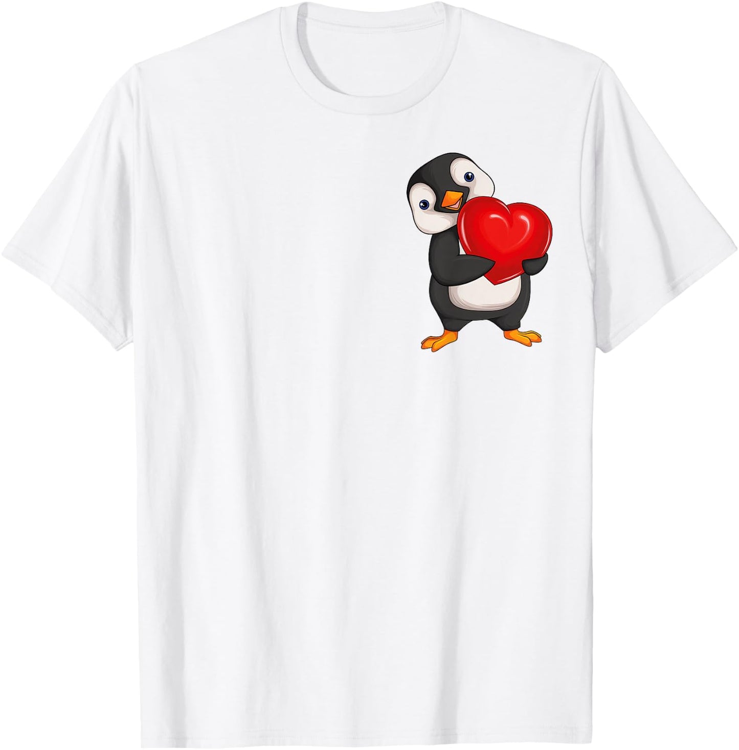 Penguin Women's Girls Children Penguin T-Shirt - T-Shirt | White