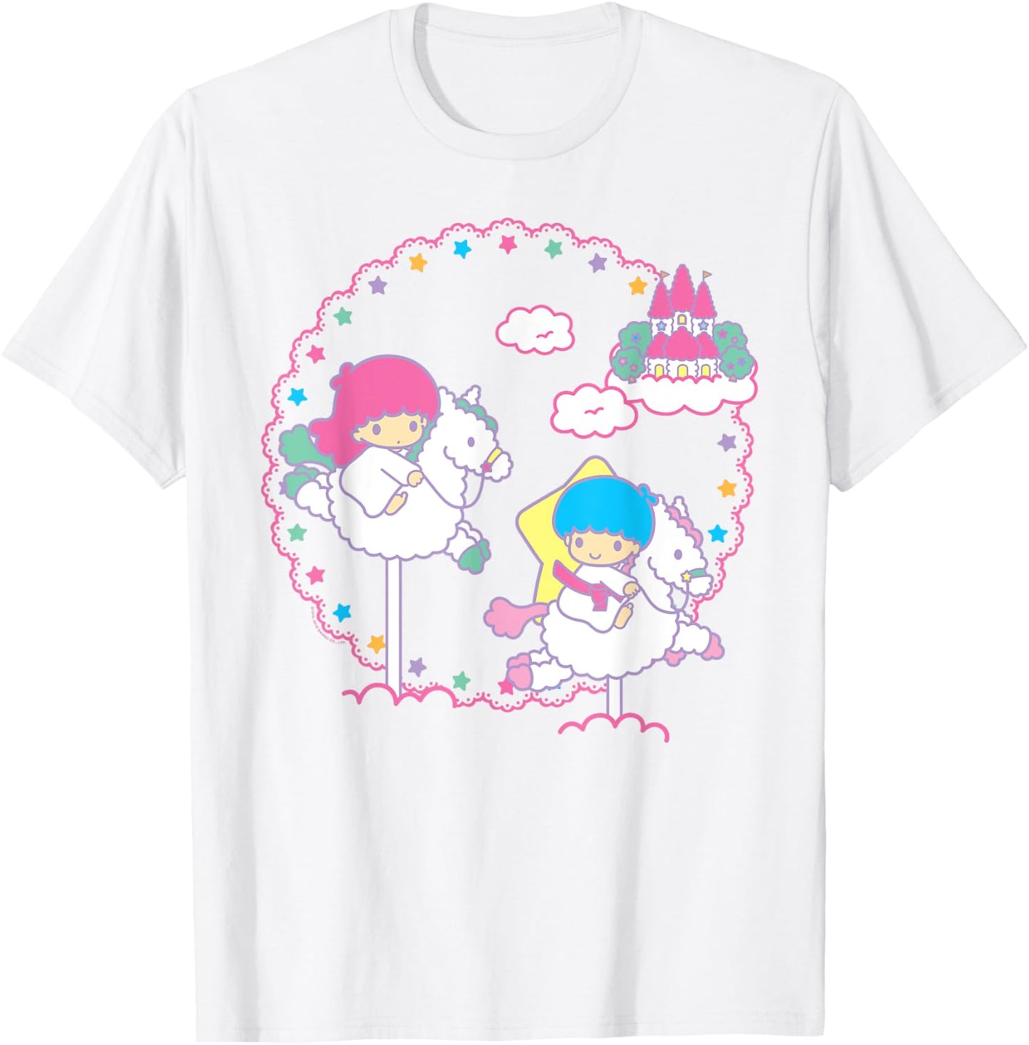 Little Twin Stars Cloud Dreamland Shirt T-Shirt - T-Shirt | White