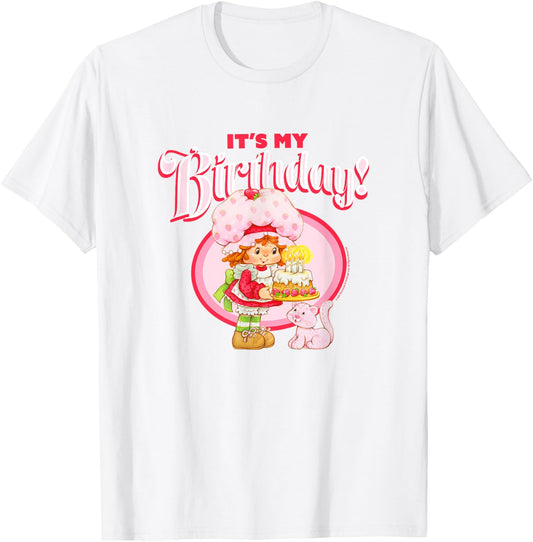 Strawberry Shortcake It's My Birthday Vintage Sweetie T-Shirt - T-Shirt | White