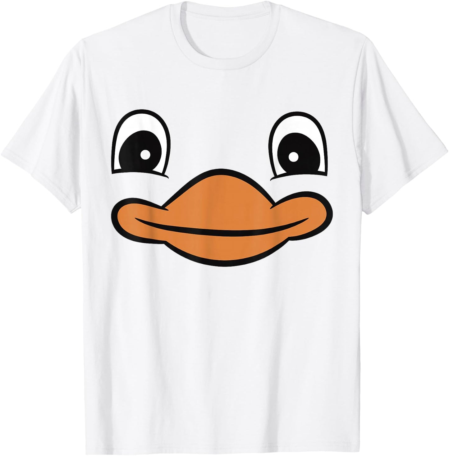 Duck Face Cute Yellow Rubber Duck T-Shirt - T-Shirt | White