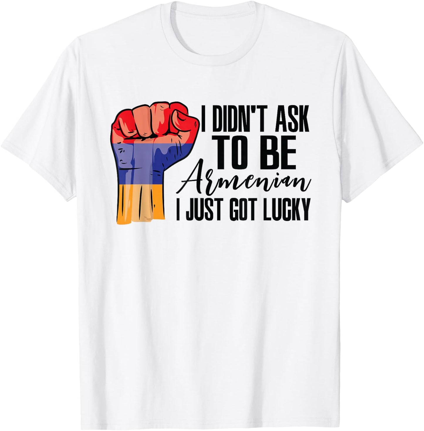Armenian Armenia Flag Grown Armenian Roots Patriot T-Shirt - T-Shirt | White