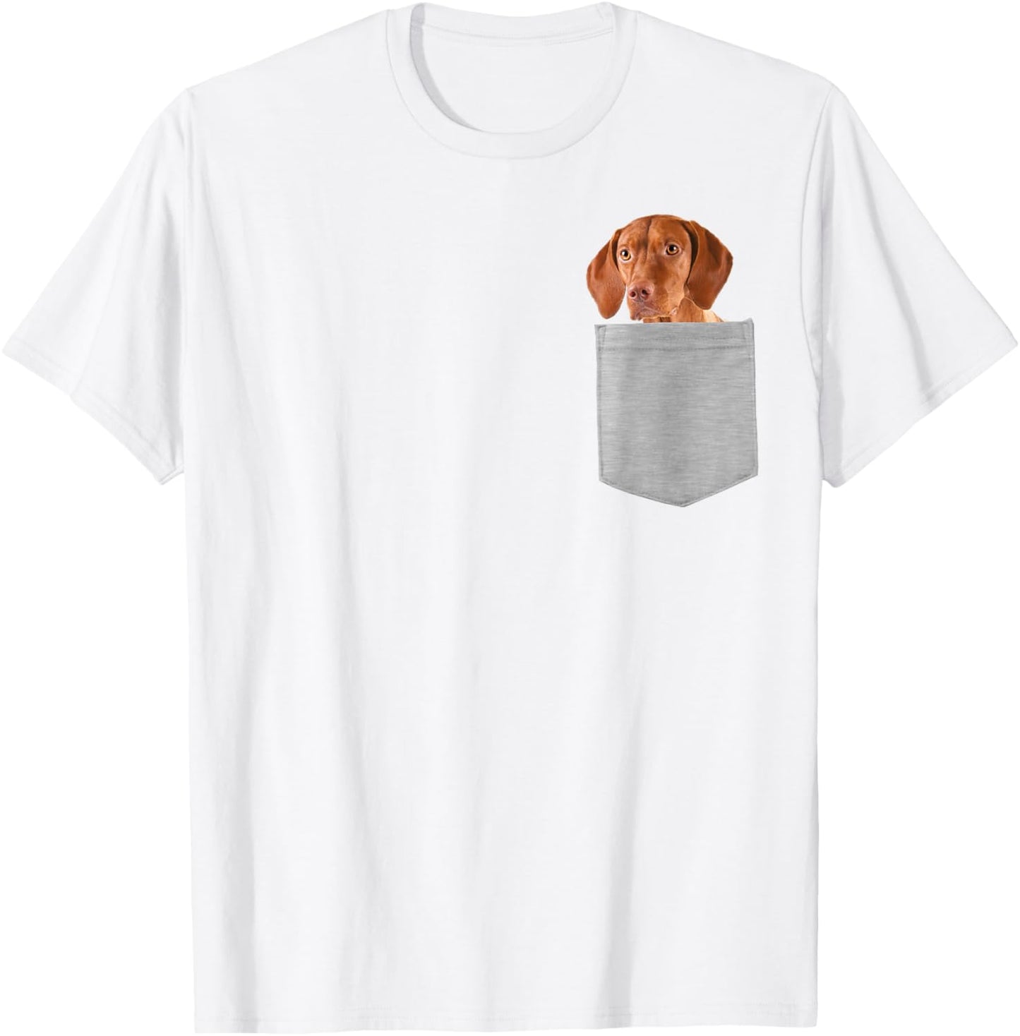 Dog in Your Pocket Vizsla Men Women Girls Kids T-Shirt - T-Shirt | White