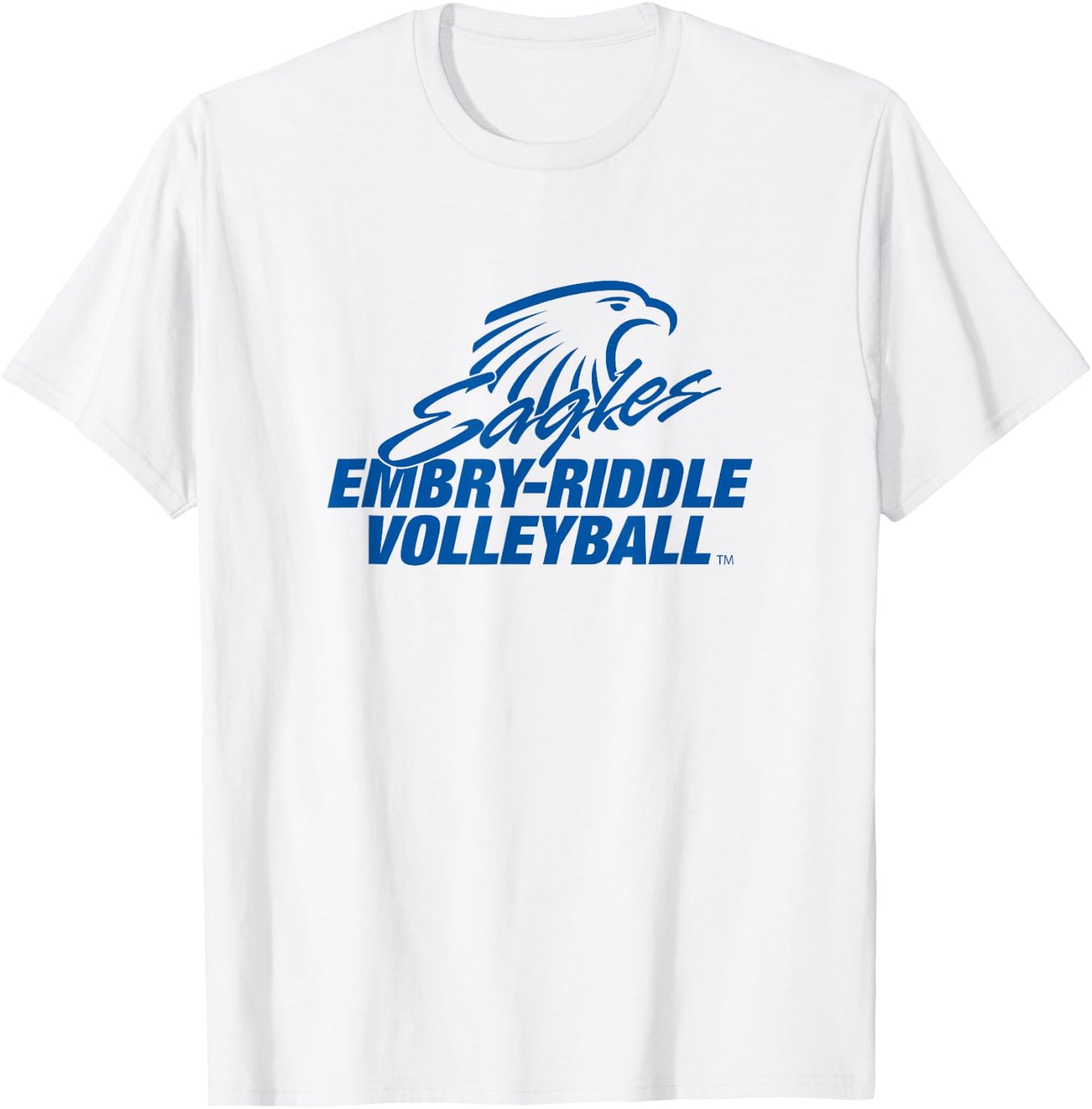 Embry-Riddle Aeronautical Eagles Volleyball Sports Fan T-Shirt - T-Shirt | White