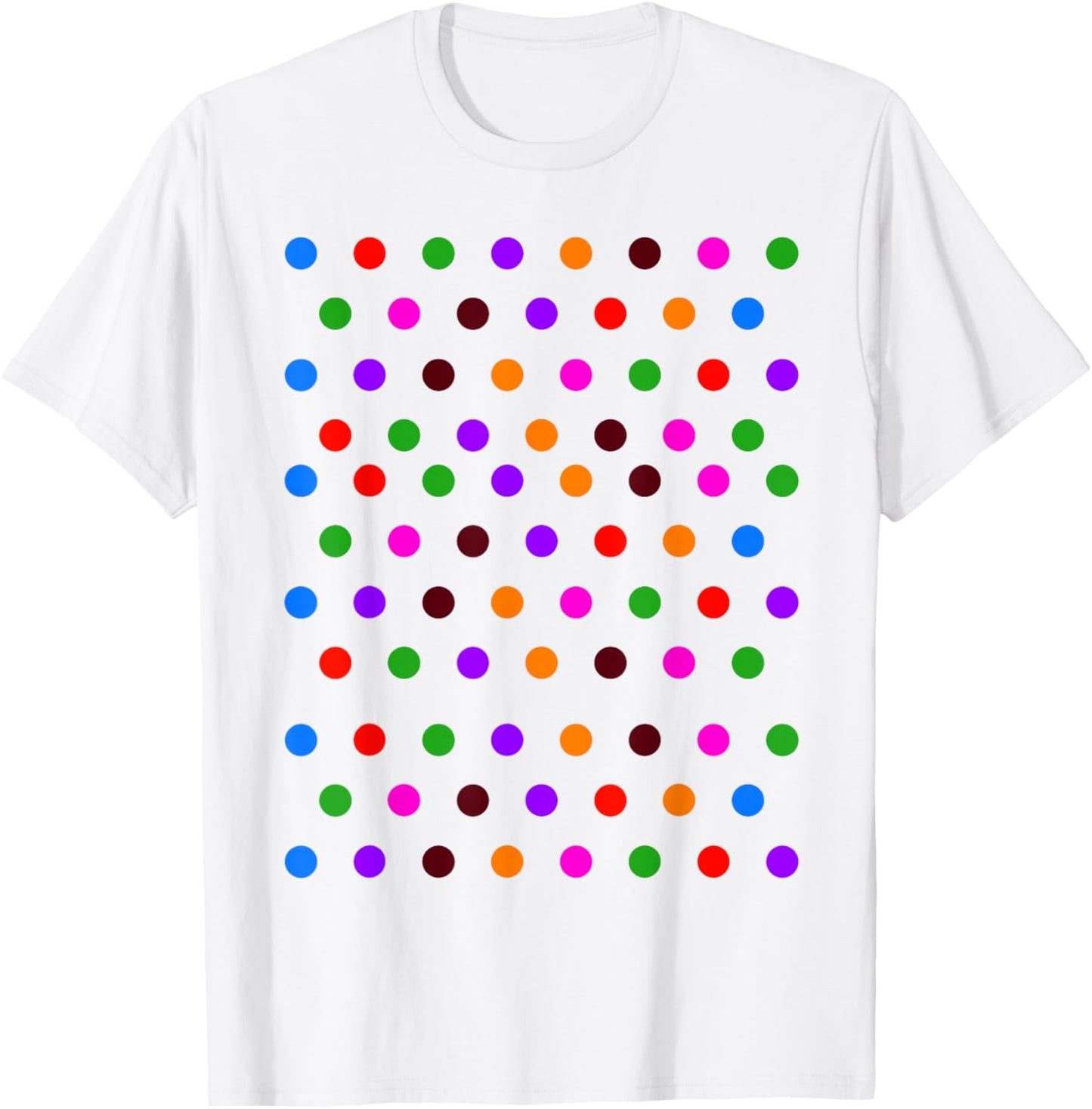 Colorful polka dot t shirt | a look beyond compare T-Shirt - T-Shirt | White