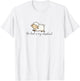The Lord is My Shepherd Lamb Design Salmo 23:1 Cute Sheep T-Shirt - T-Shirt | White