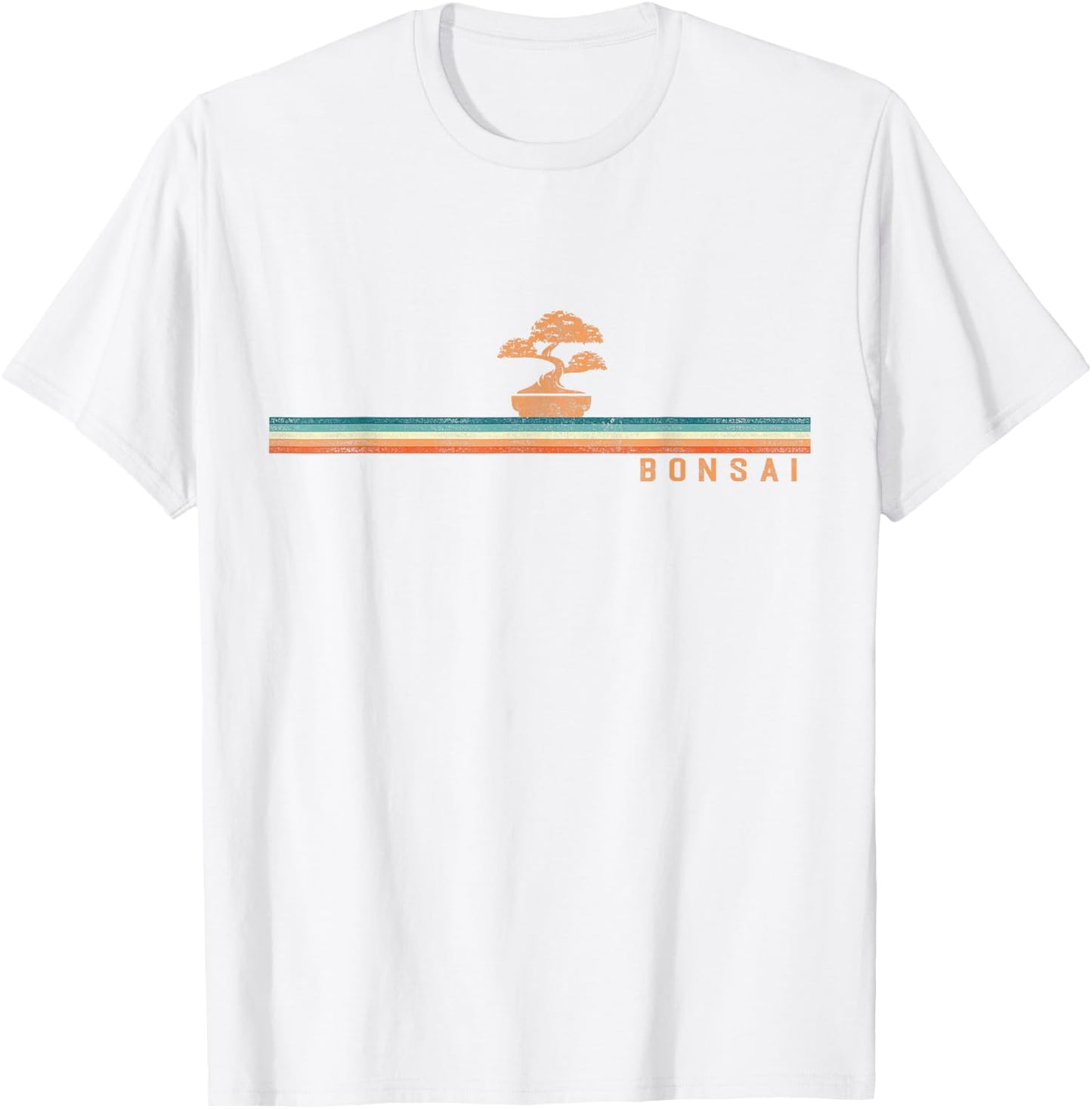 Bonsai Tree Retro Bonsai T-Shirt - T-Shirt | White