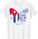 Regalos Cristianos Mujeres Mariposa Cristo Bandera Cubana T-Shirt - T-Shirt | White