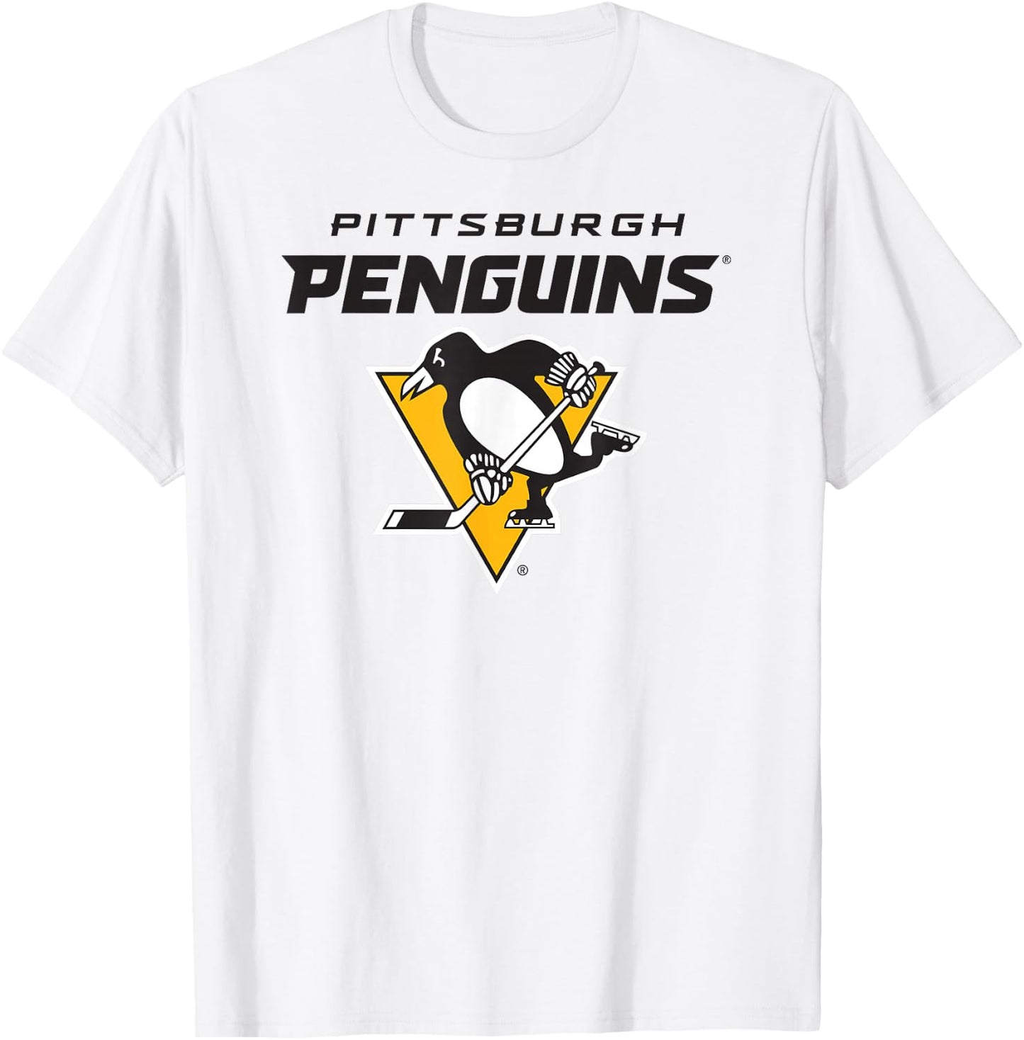 Pittsburgh Penguins Power Play Gray Officially Licensed T-Shirt - T-Shirt | White