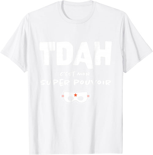 Humor ADHD Superhero Awareness Hyperactivity , Orange, S