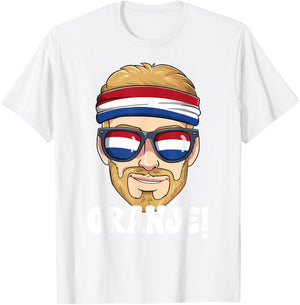 Holland Netherlands Orange , orange T-Shirt - T-Shirt | White