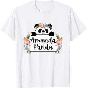 Amanda Panda Nickname T-Shirt - T-Shirt | White