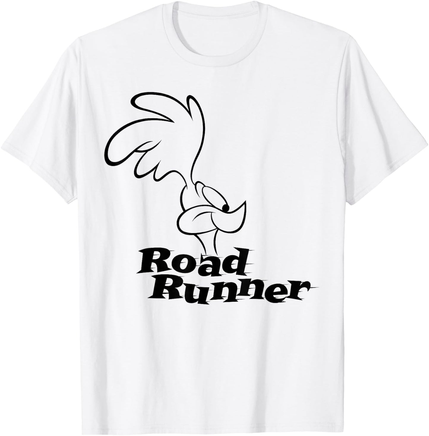 Road Runner Logo Profile T-Shirt - T-Shirt | White