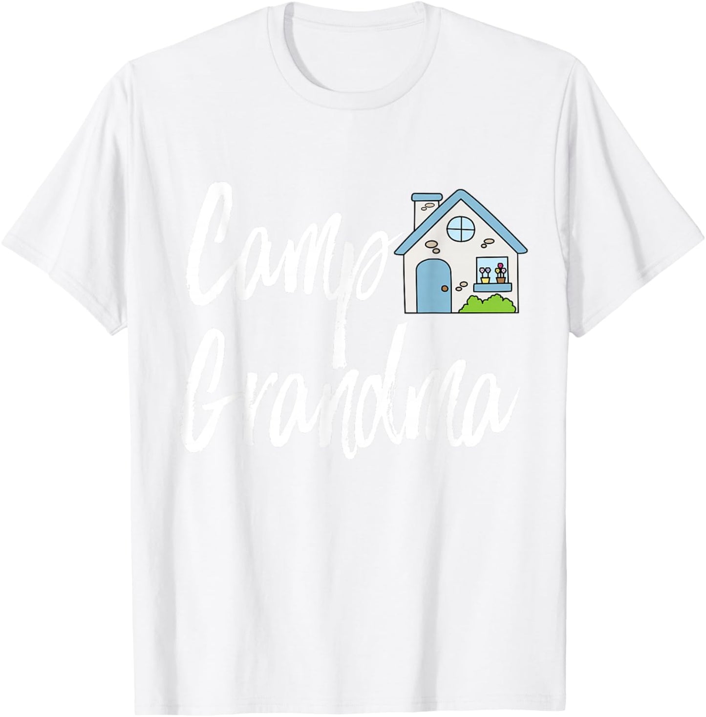 Camp Grandma Official | Summer at Grandma's House T-Shirt - T-Shirt | White