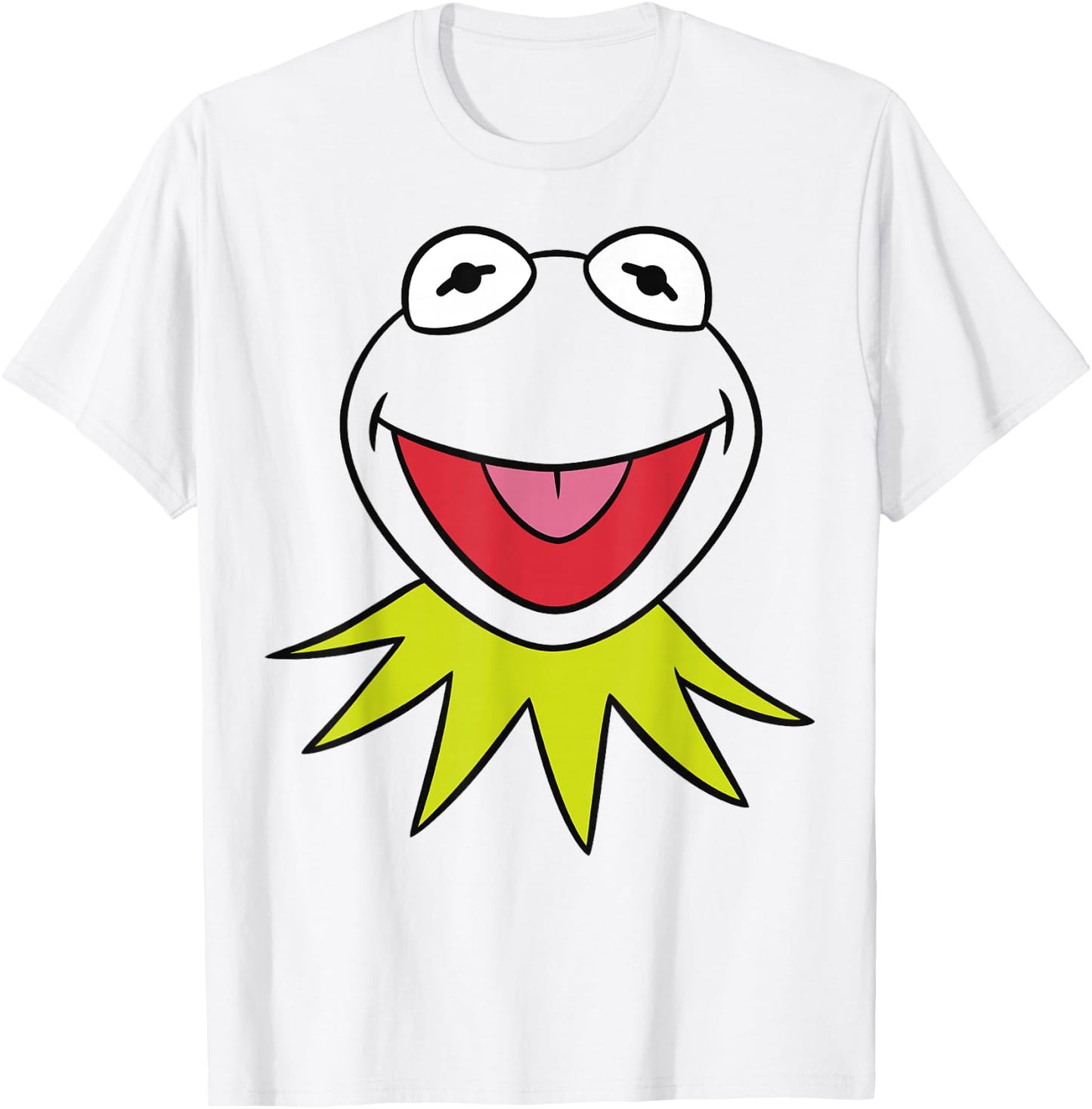Disney The Muppets Kermit Big Face Vintage Portrait T-Shirt - T-Shirt | White