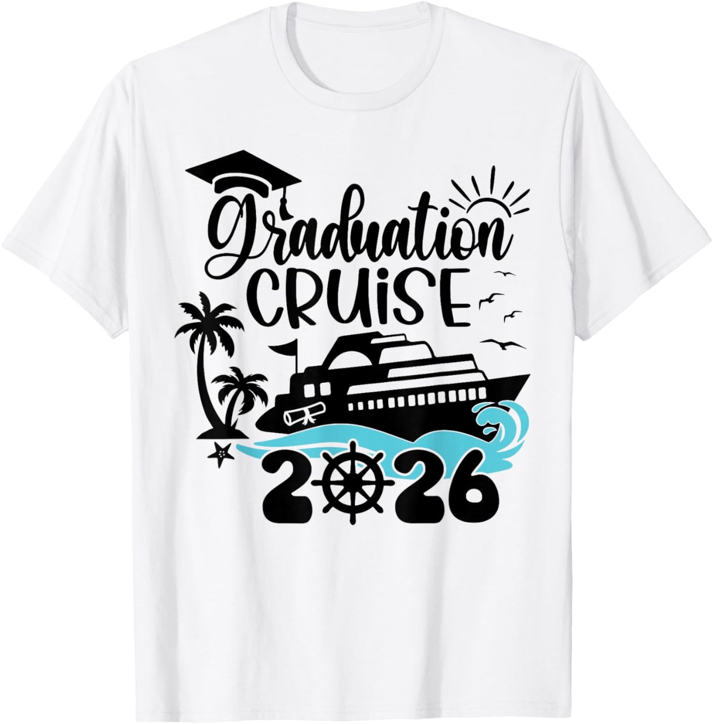 Grad Vacay T-Shirt - T-Shirt | White