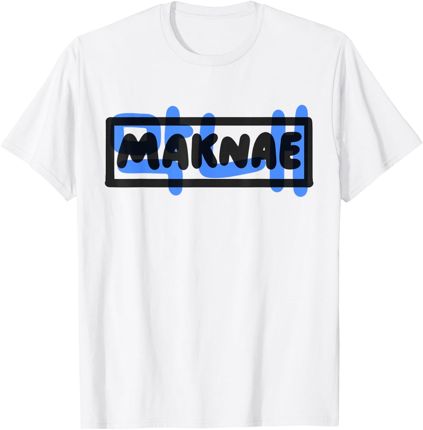 Maknae K-Pop Hangul Funny Cute South Korean Music T-Shirt - T-Shirt | White