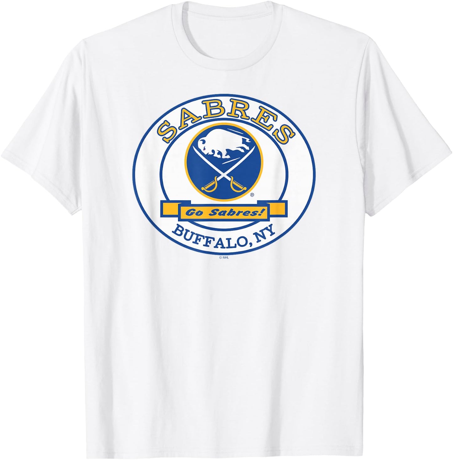 Buffalo Sabres Go Gray Officially Licensed T-Shirt - T-Shirt | White