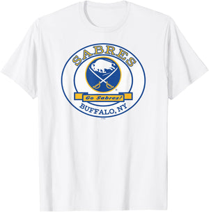Buffalo Sabres Go Gray Officially Licensed T-Shirt - T-Shirt | White