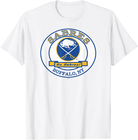 Buffalo Sabres Go Gray Officially Licensed T-Shirt - T-Shirt | White