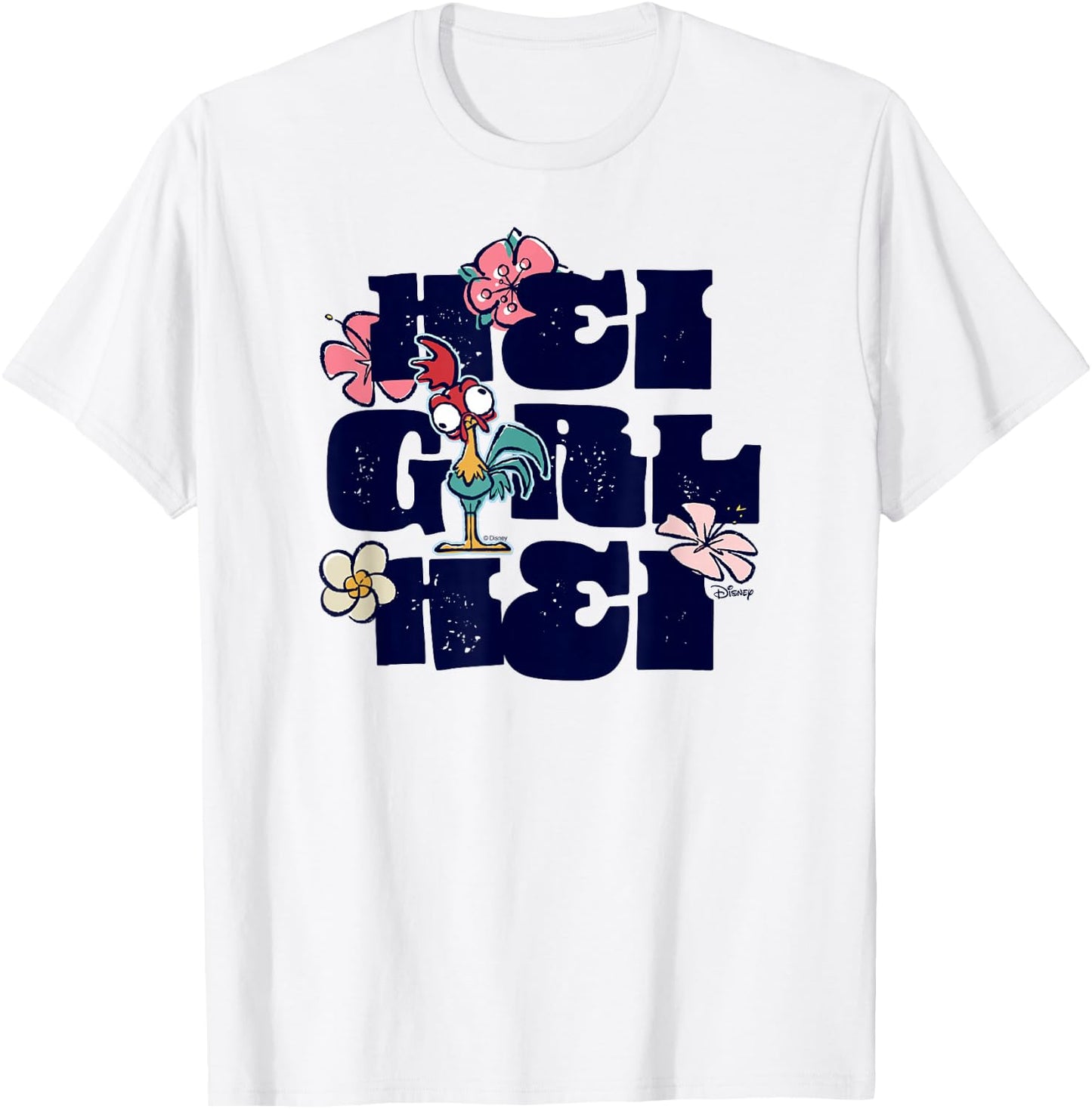 Moana - HEI Girl HEI Rooster T-Shirt - T-Shirt | White