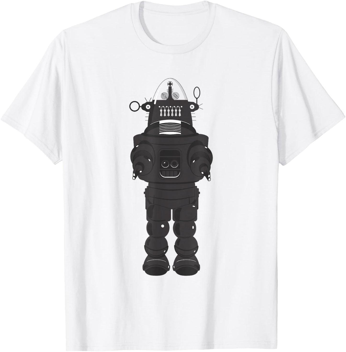 Robby The Robot Retro Vintage T-Shirt - T-Shirt | White