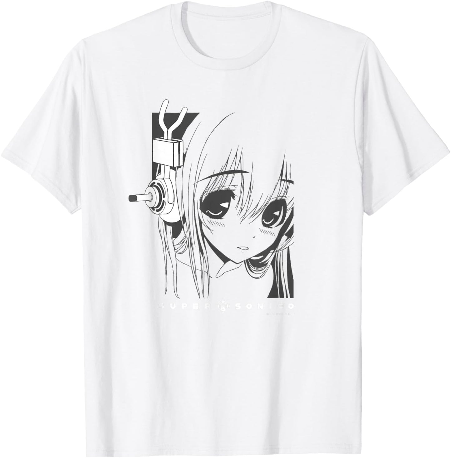 NITRO ORIGIN Erwachsene Anime-Fans Rosa Klein EU S Sommer Klassisch Cartoon Anime Rundhals Halbarm Polyester 100% Doppelt genähter Saum Mischgewebe aus Baumwolle und Polyester T-Shirt - T-Shirt | White