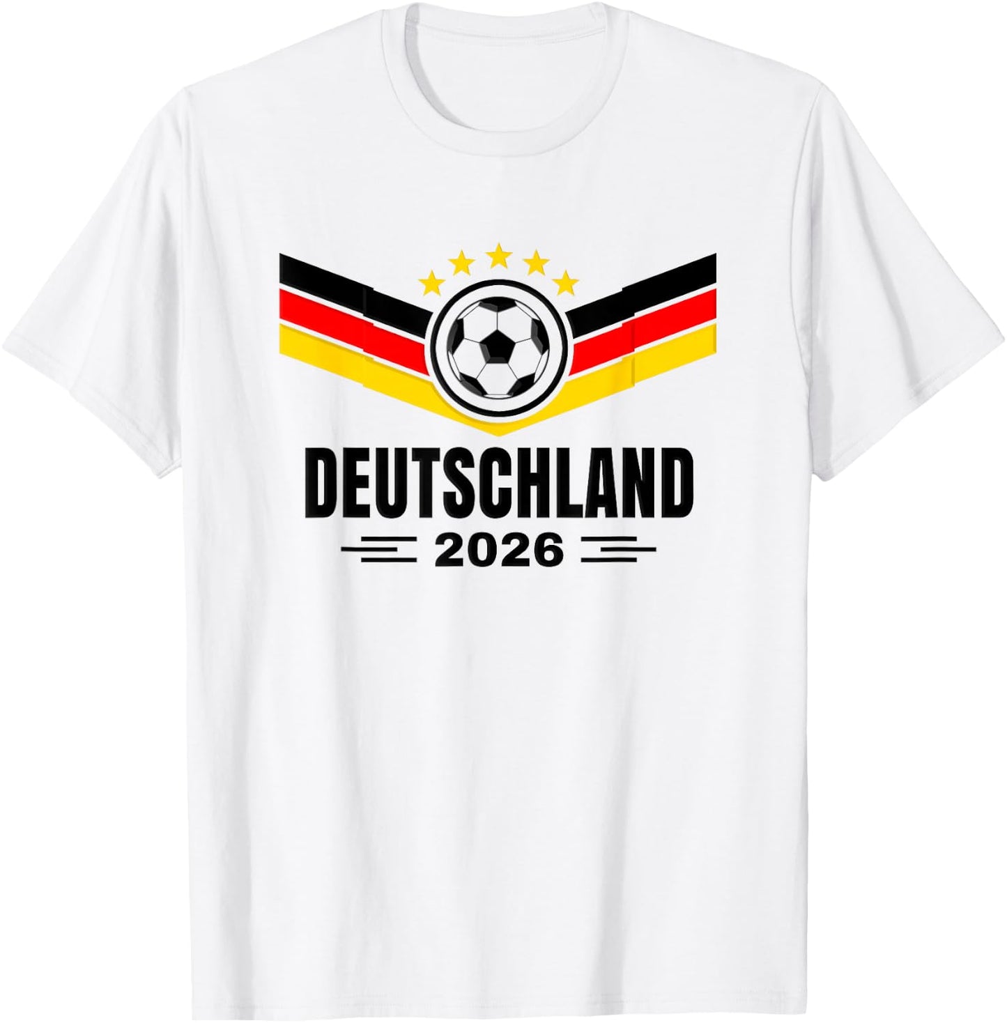 Sports Shirt für Jungen Männer Deutschland 2026 Deutschland T-Shirt - T-Shirt | White
