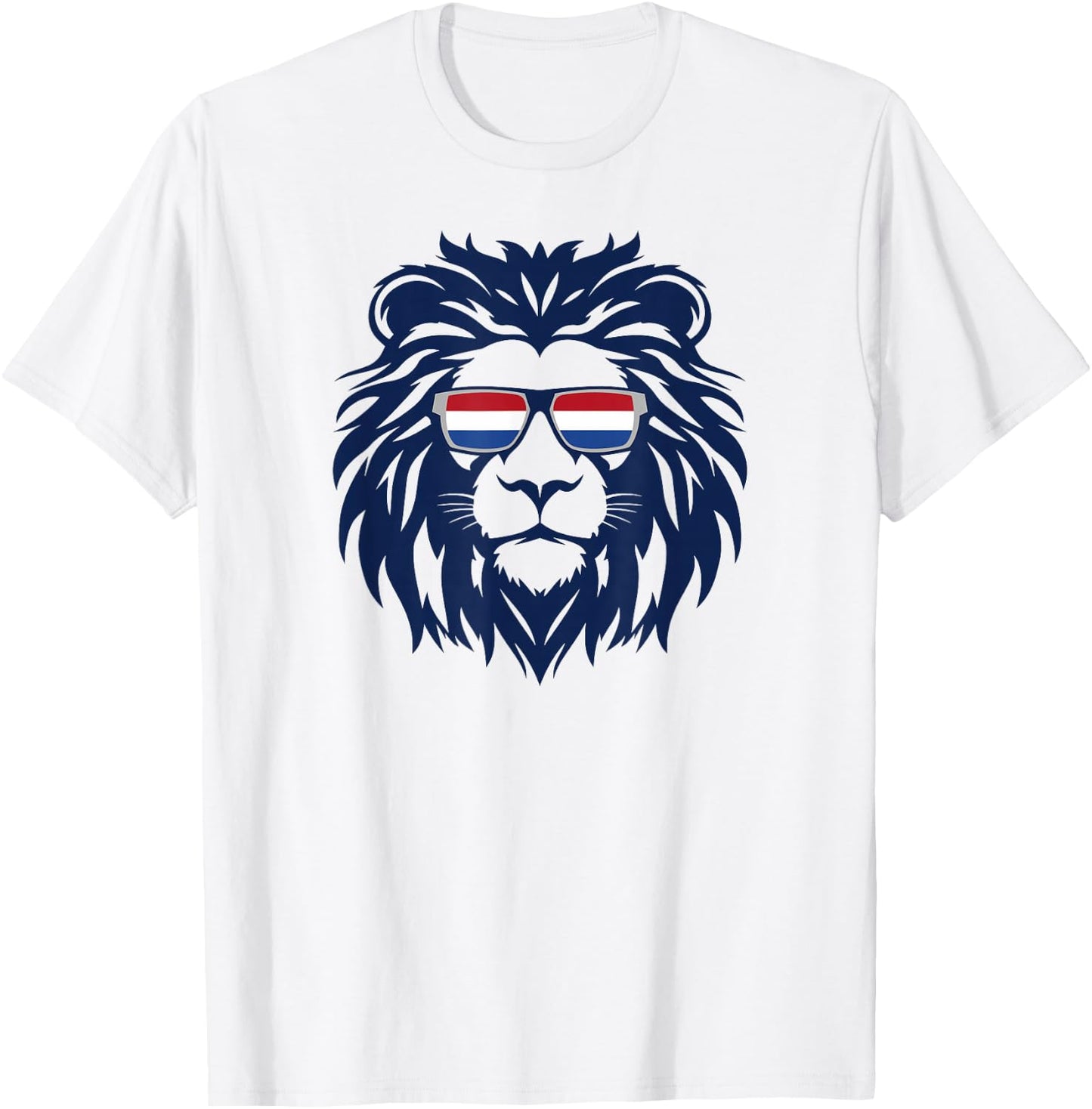 Nederland Lion, Netherlands Flag. Holland Dutch, Orange T-Shirt - T-Shirt | White