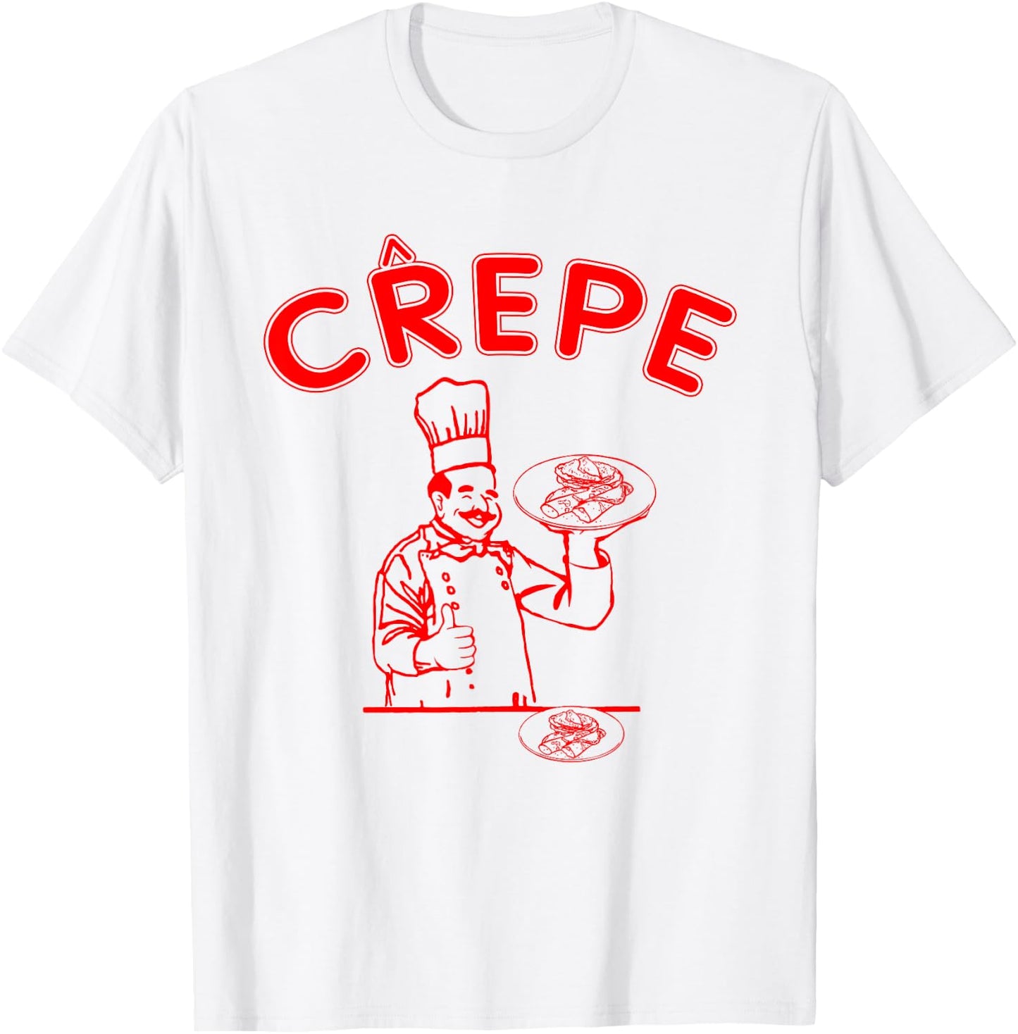 Crepe Crêpes lustig T-Shirt - T-Shirt | White