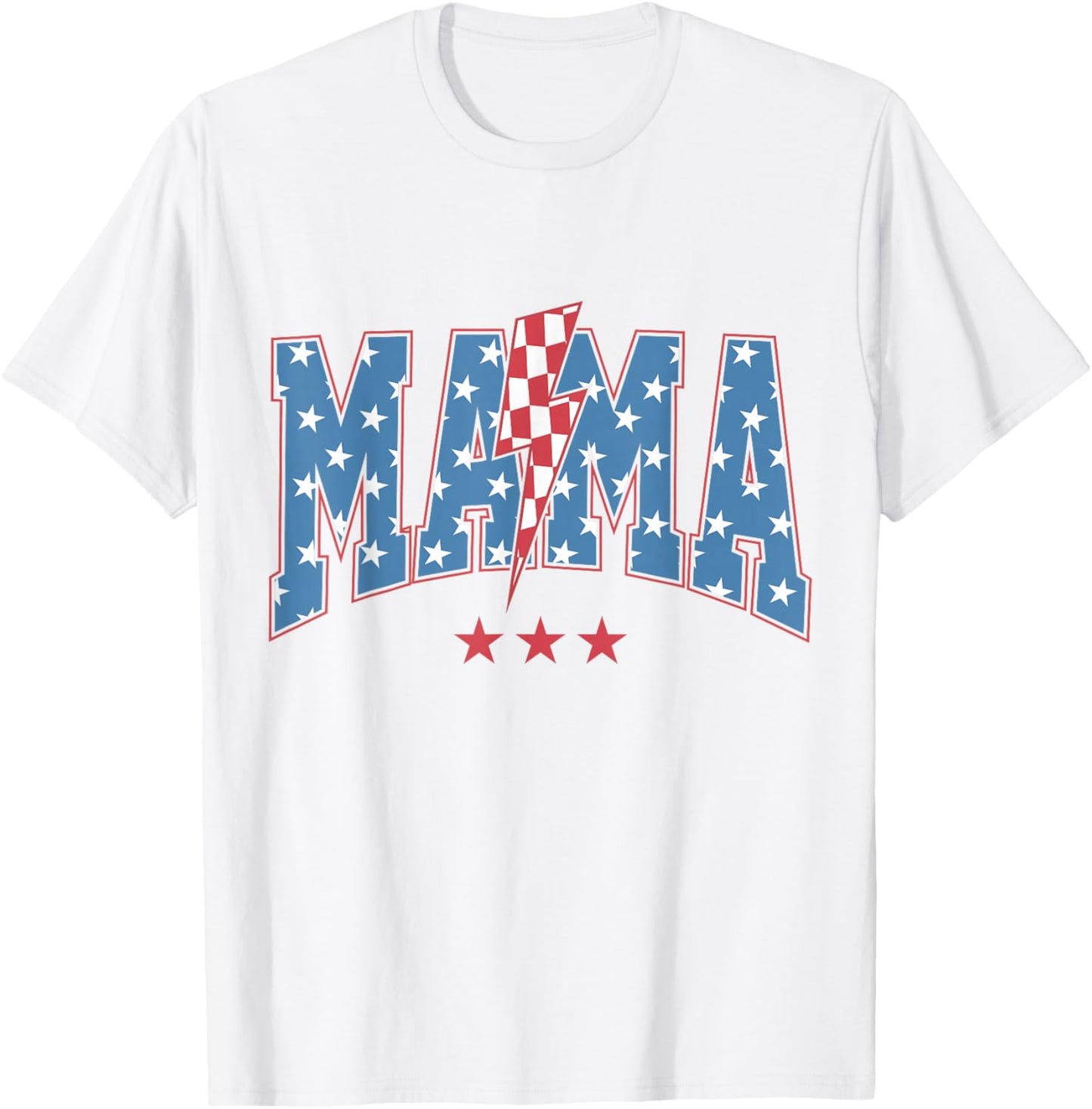 Mama Dada Mini 4th of July American Family Matching T-Shirt - T-Shirt | White