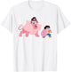 Steven Universe Connie, Lion and Steven T-Shirt - T-Shirt | White