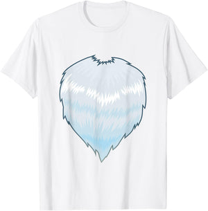 Fox Costume Furry Body Chest Cosplay Easy Halloween T-Shirt - T-Shirt | White