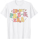 In My Pre-K Era Retro Back To School Groovy Teacher Student T-Shirt - T-Shirt | White