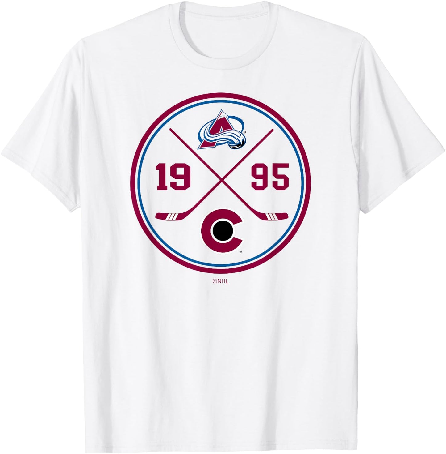 Colorado Avalanche Prize Gray Officially Licensed T-Shirt - T-Shirt | White