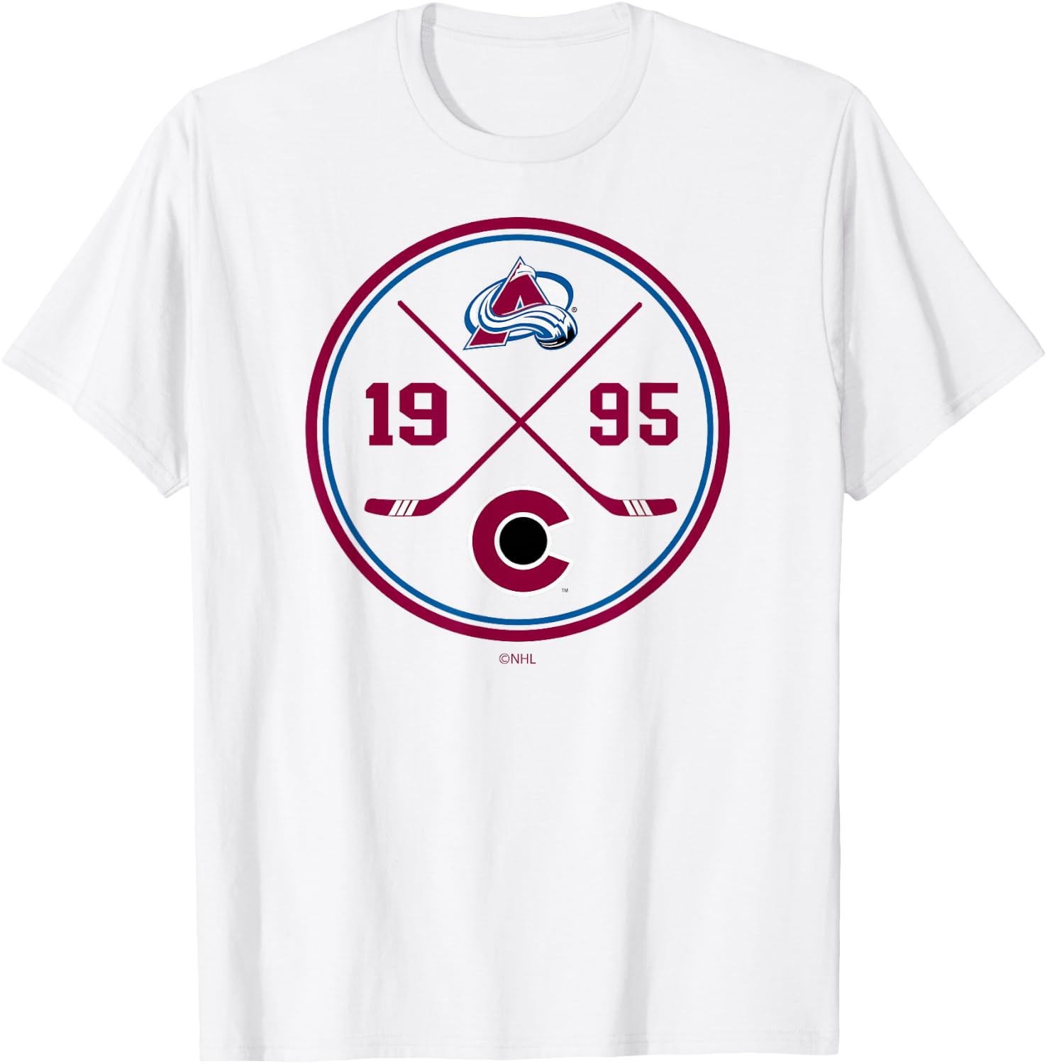 Colorado Avalanche Prize Gray Officially Licensed T-Shirt - T-Shirt | White