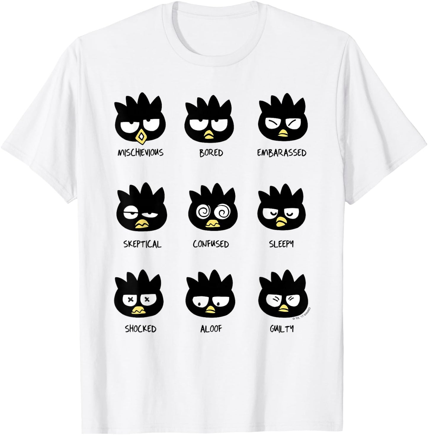 Badtz - Maru Different Moods T-Shirt - T-Shirt | White