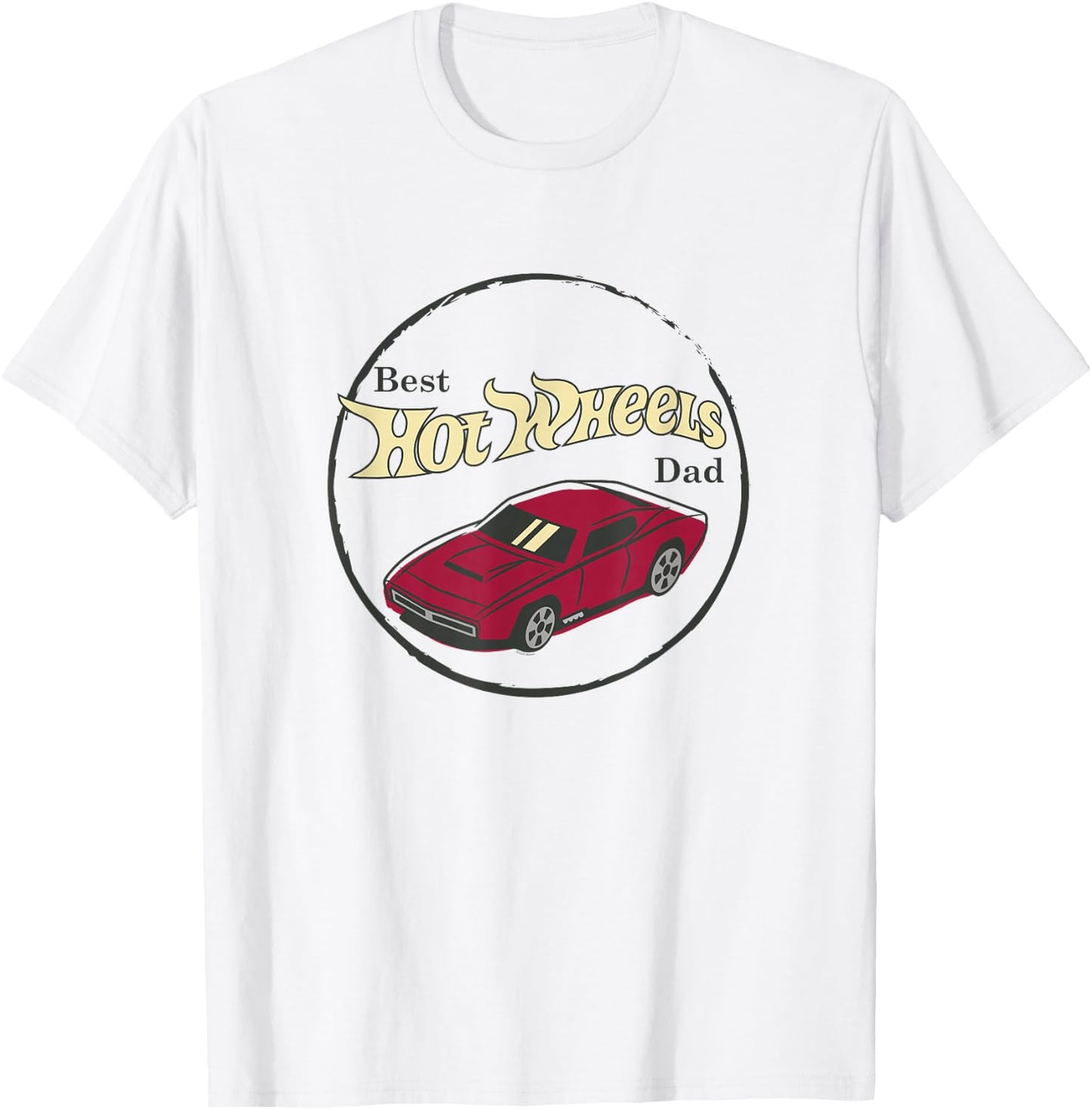 Hot Wheels - Father's Day Best Hot Wheels Dad T-Shirt - T-Shirt | White