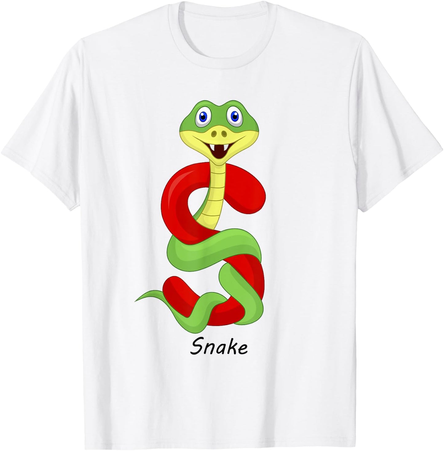 Children's Letters Motif S Like Snake T-Shirt - T-Shirt | White