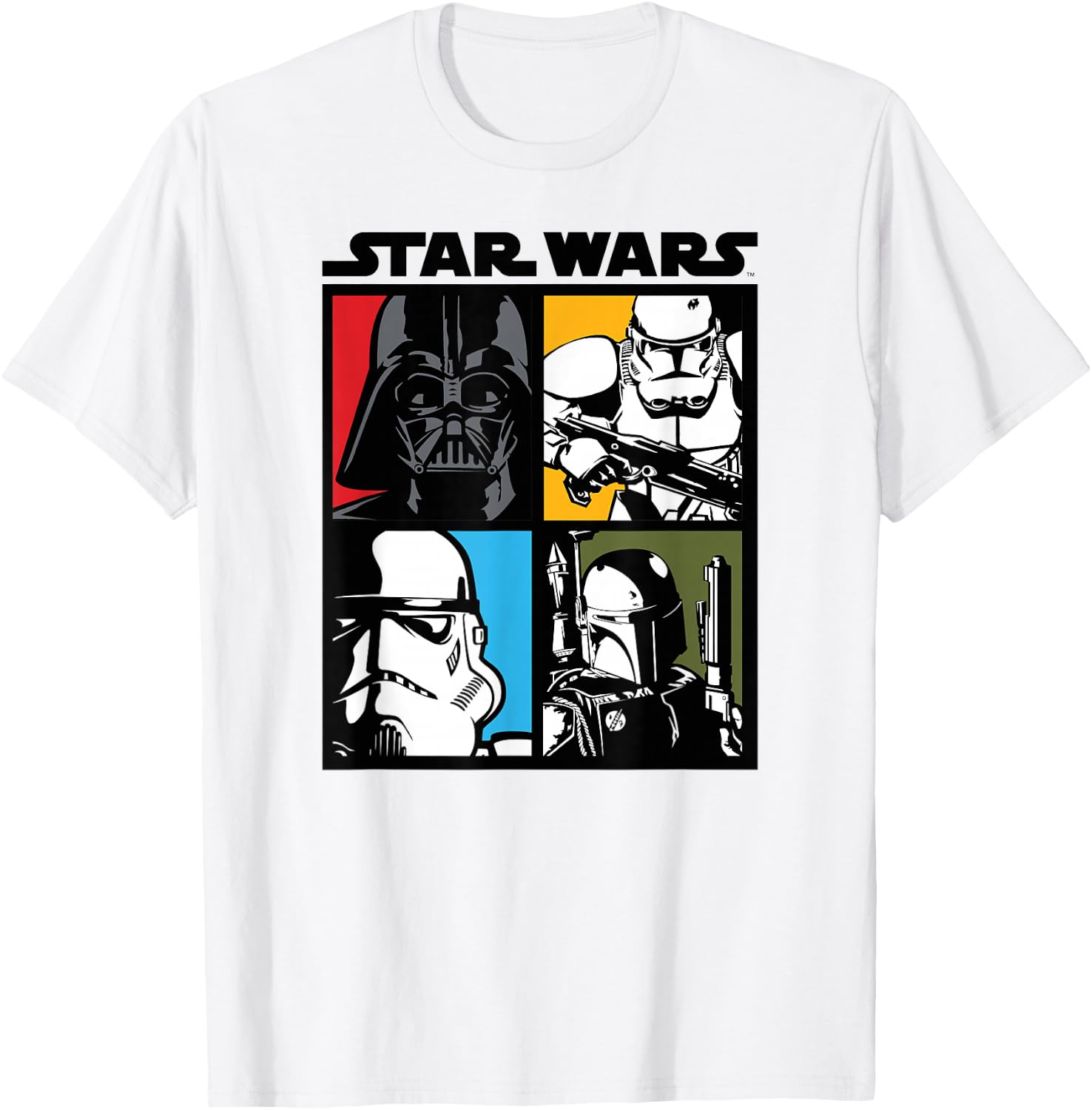 Star Wars Empire Group T-Shirt - T-Shirt | White