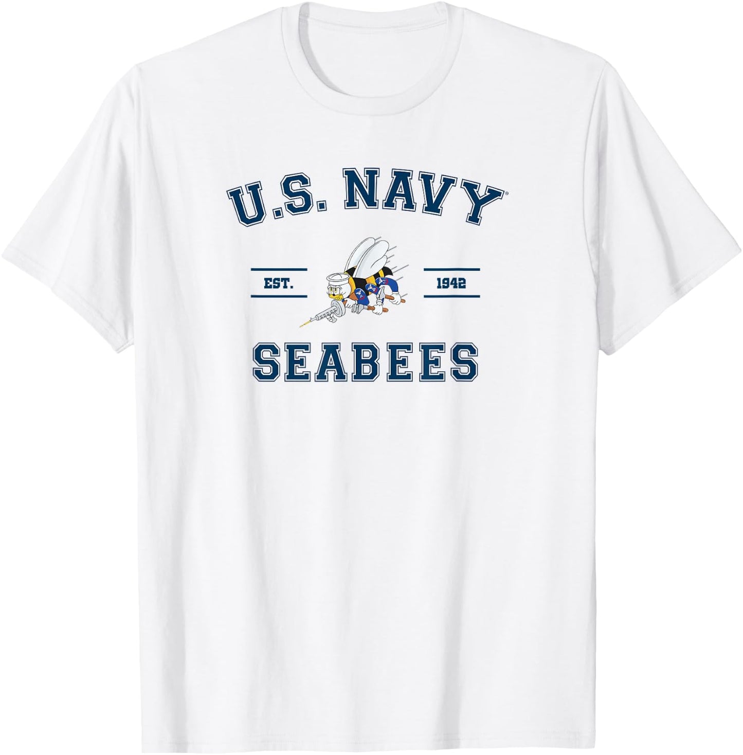 U.S. Navy Seabees T-Shirt - T-Shirt | White