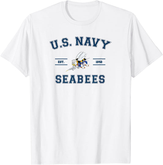 U.S. Navy Seabees T-Shirt - T-Shirt | White