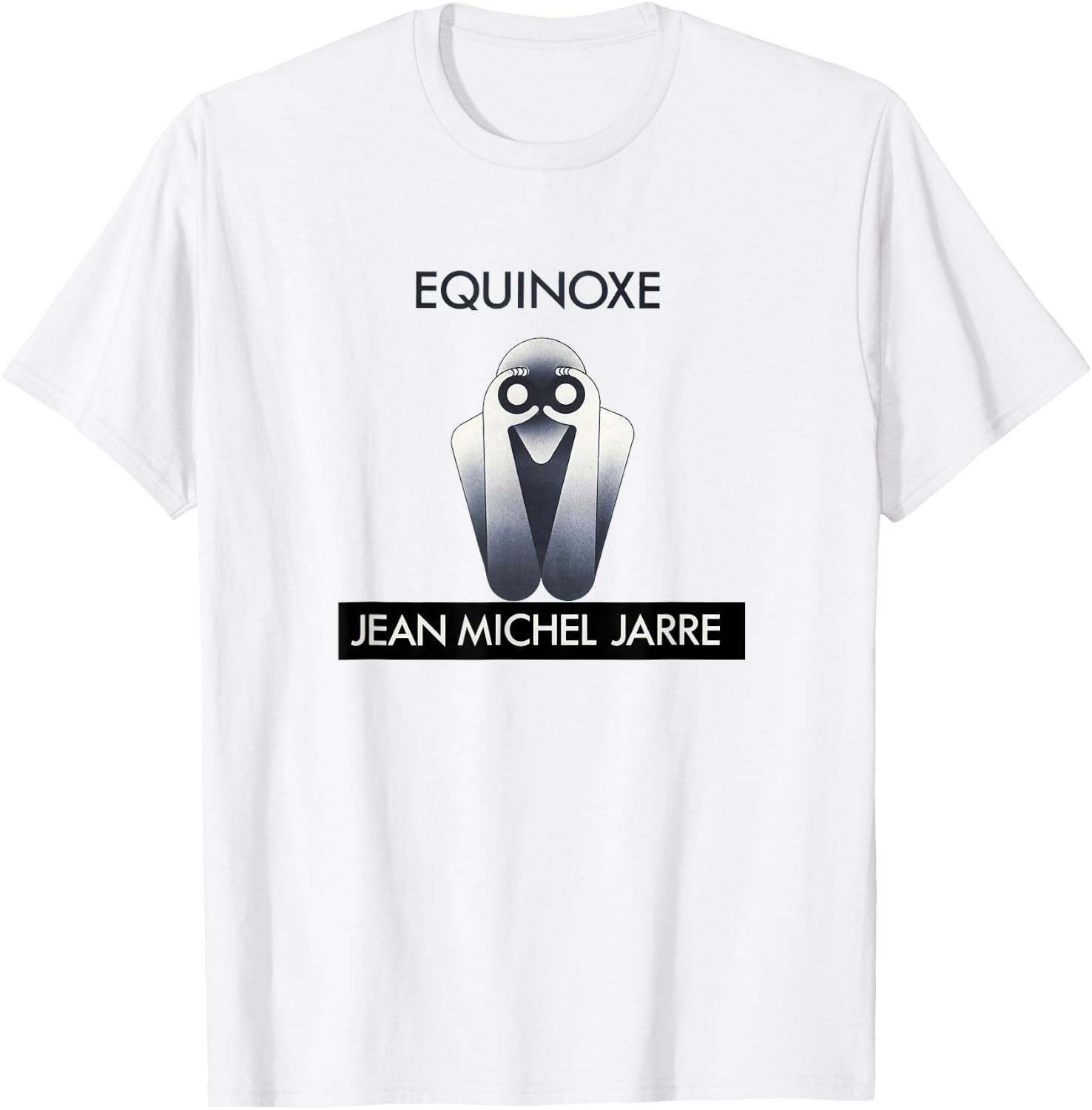 Jean Michel Jarre Damen -Erwachsene Grau S Klassisch Kurzarm Rundhals Schnelltrocknend EU 41.5 21 inches T-Shirt - T-Shirt | White