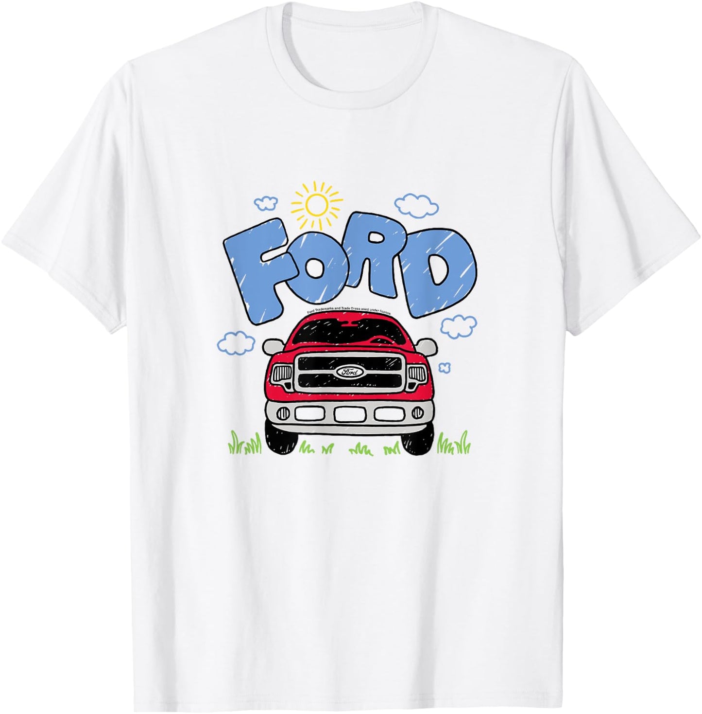 Ford F150 Doodle 2009 T-Shirt - T-Shirt | White