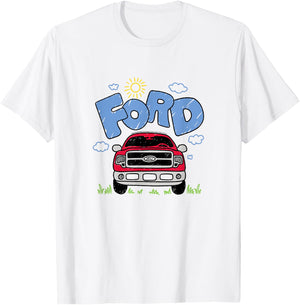 Ford F150 Doodle 2009 T-Shirt - T-Shirt | White