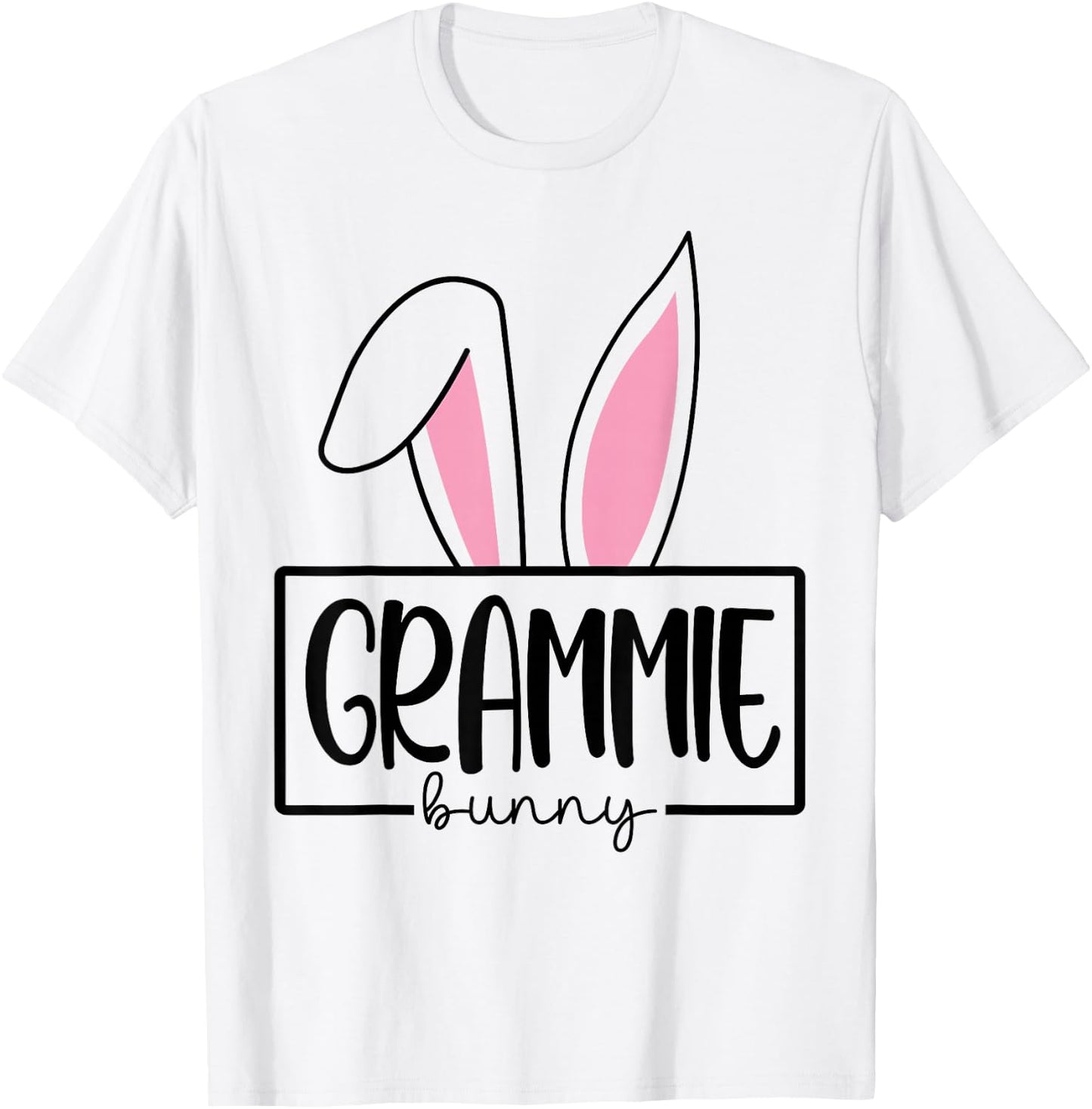 Funny Grammie Bunny Happy Easter Family Matching T-Shirt - T-Shirt | White