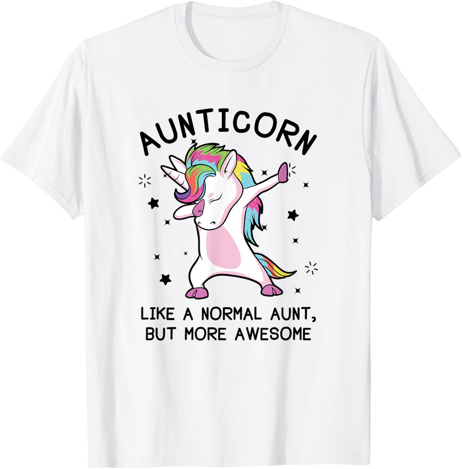 Aunt Unicorn Shirts, Aunticorn Awesome Unicorn Aunt T-Shirt - T-Shirt | White